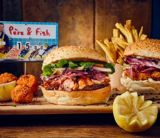 Père & Fish les rois du burger gourmet de poisson